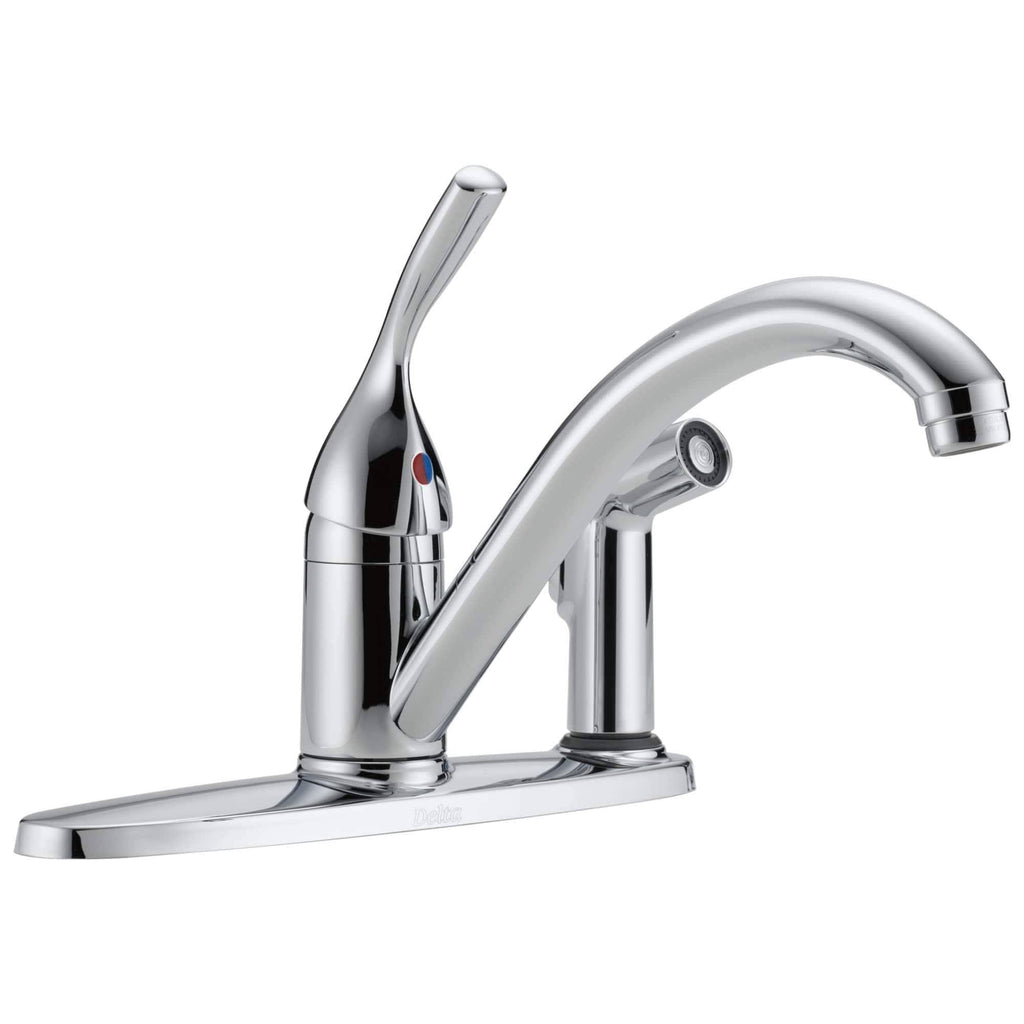 Chrome Single Handle Kitchen Faucet F444210