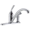 Chrome Single Handle Kitchen Faucet F444210