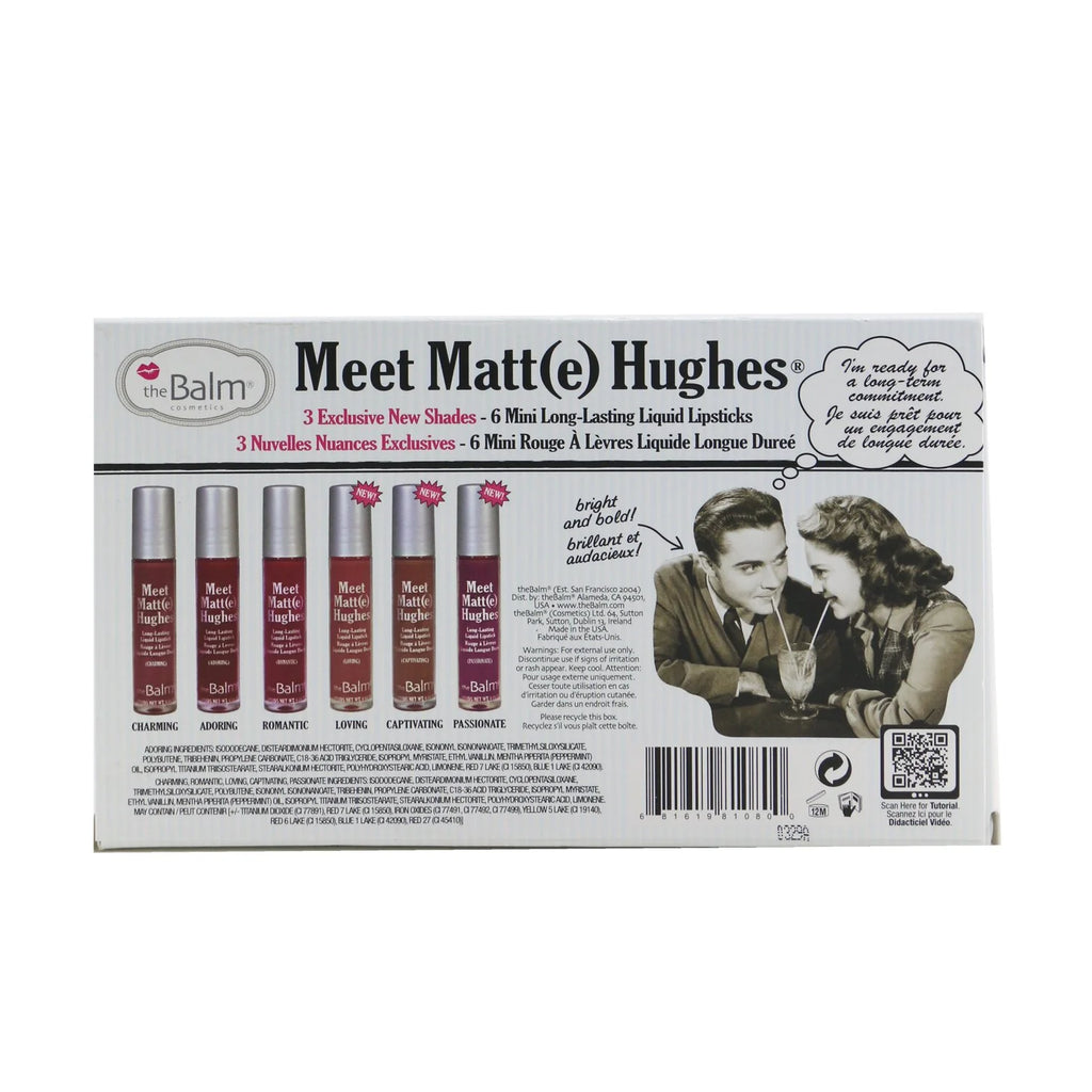 6 Mini Long Lasting Liquid Lipsticks Kit P82751