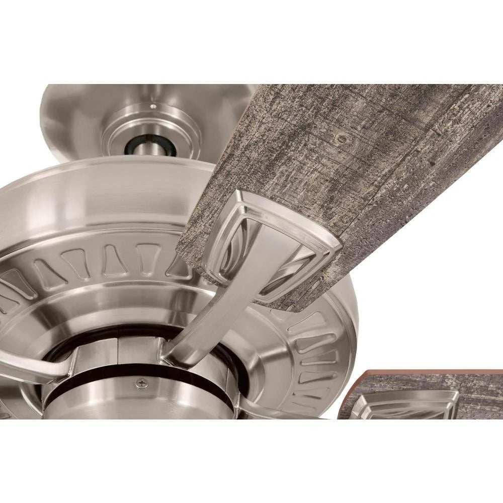 Brushed Nickel Indoor Ceiling Fan with Remote Control X6020