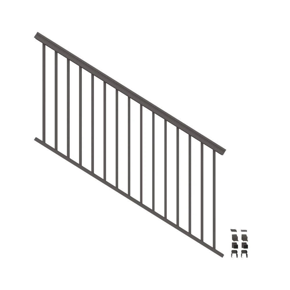 Matte Bronze Aluminum Rail Stair Kit Q992