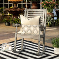 Grey Wash Acacia Outdoor Rocking Chair E557515