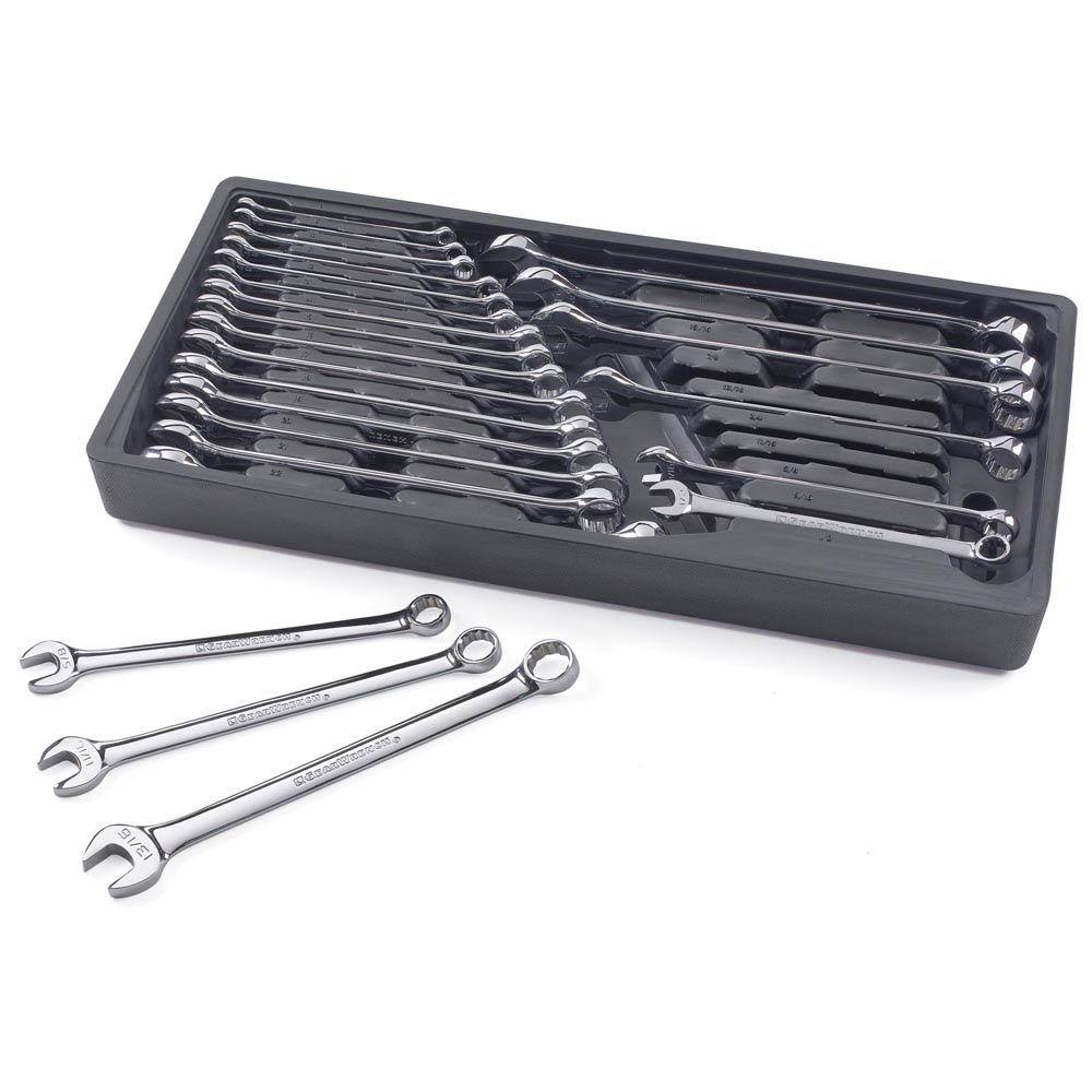 24-Piece Combination SAE and Metric Wrench Set N755636