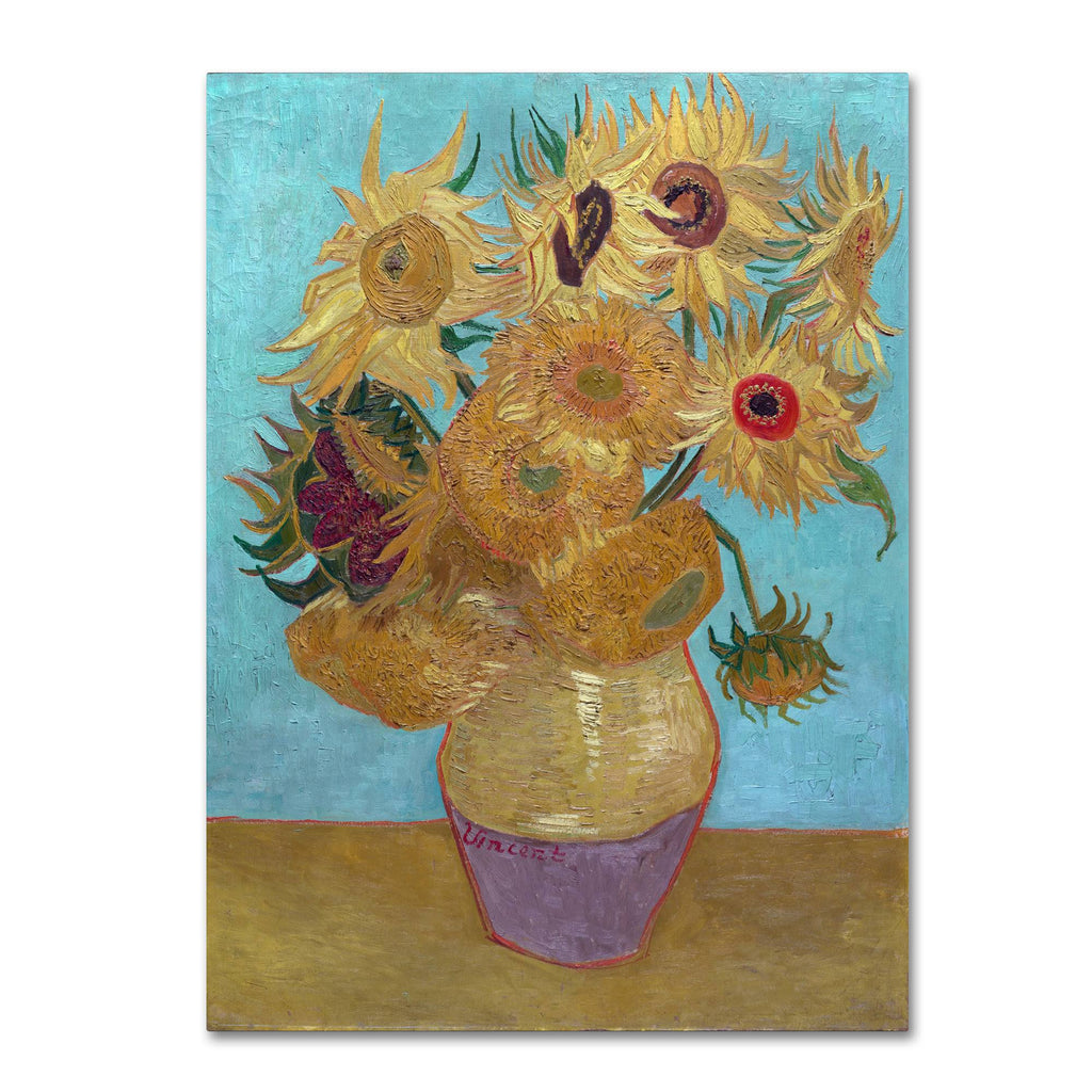 Van Gogh 'Sunflowers' Canvas Art, 24 V945694