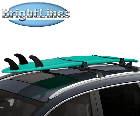 Black Aluminum Roof Rack Cross Bars Set of 2pcs F693722