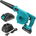 Cordless 2-in-1 Electric Handheld Leaf Blower with 2 Pack 18V 2.0 Ah Lithium Battery N7823