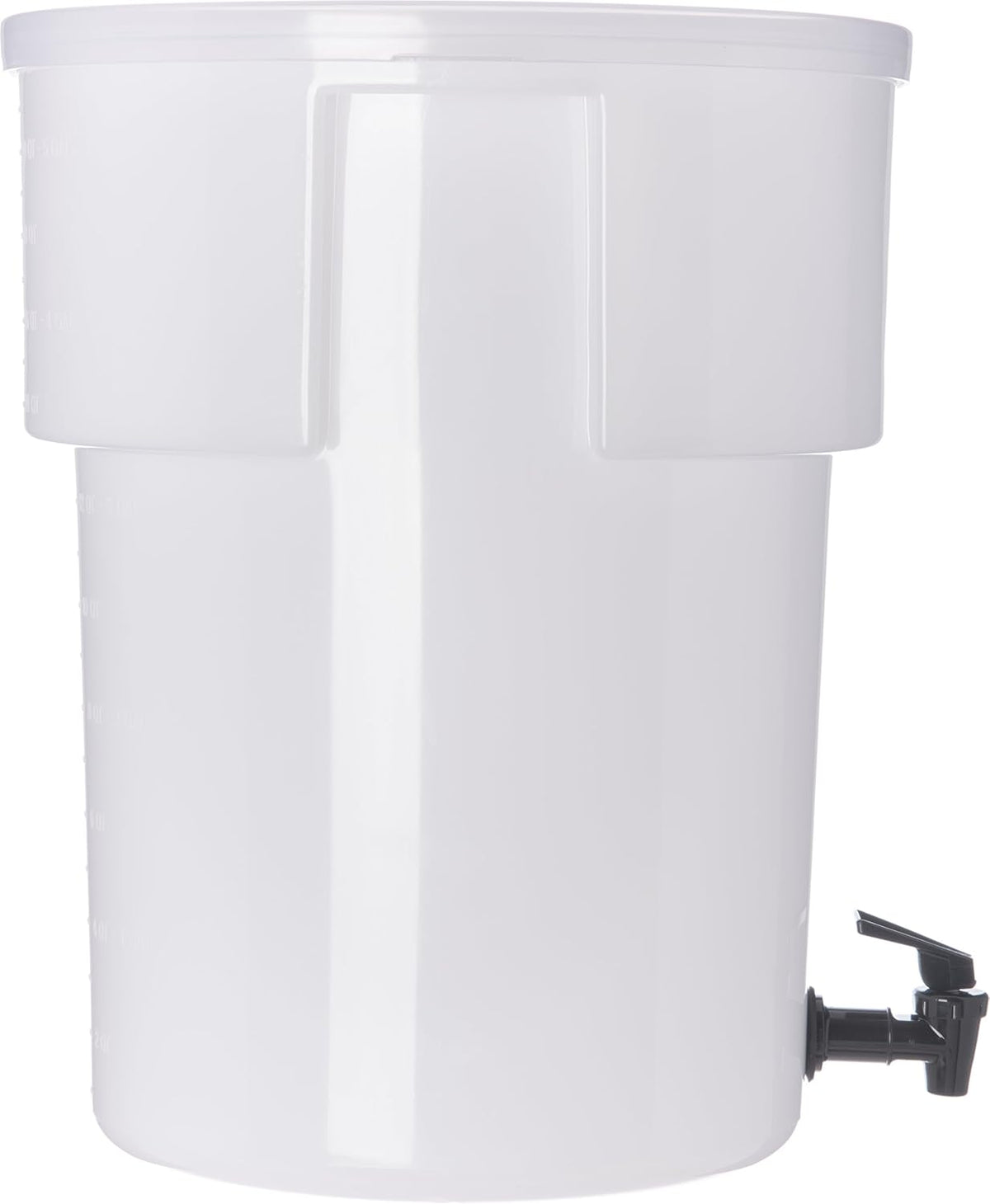 White 5 Gallon Polyethylene Beverage Dispenser K9747