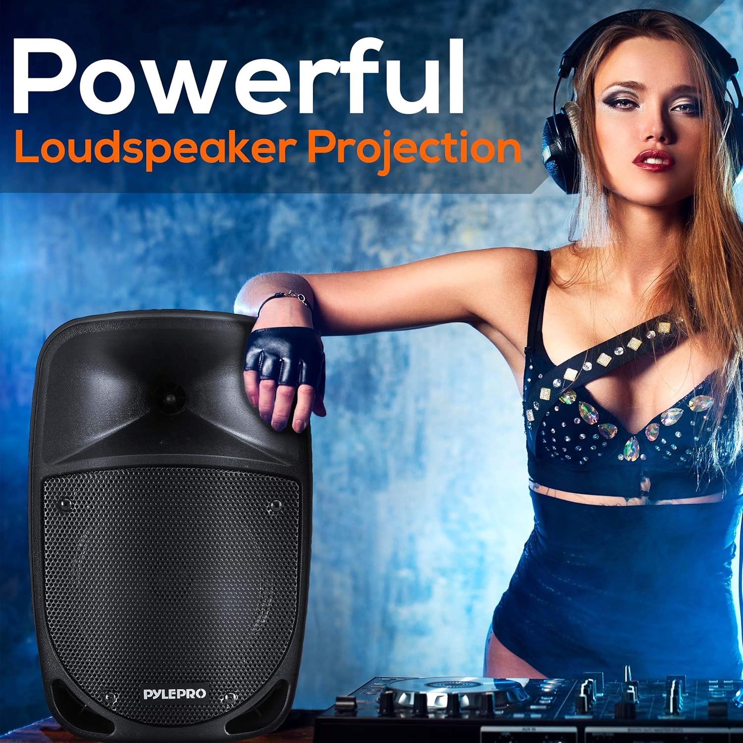 1200W Portable Bluetooth PA Speaker with UHF Wireless Microphone N888