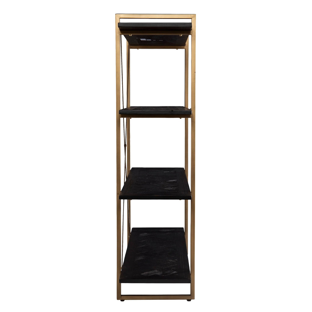 Black Wood Bookshelf I587