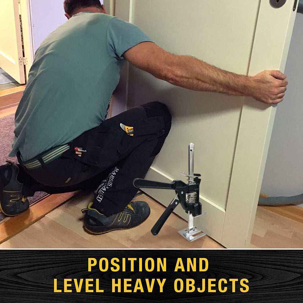 2 Packs Drywall Lift Multifunctional Wall Tile Height Adjuster Door Panel Lifter Cabinet Jack U441