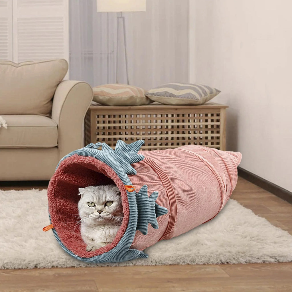 Carrot Hamster Tunnel Tube Toy Y91432