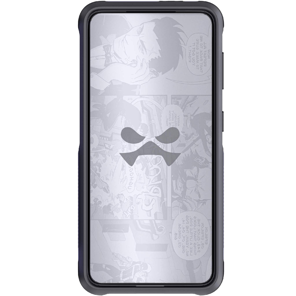 Violet Clear Metal Case J7376