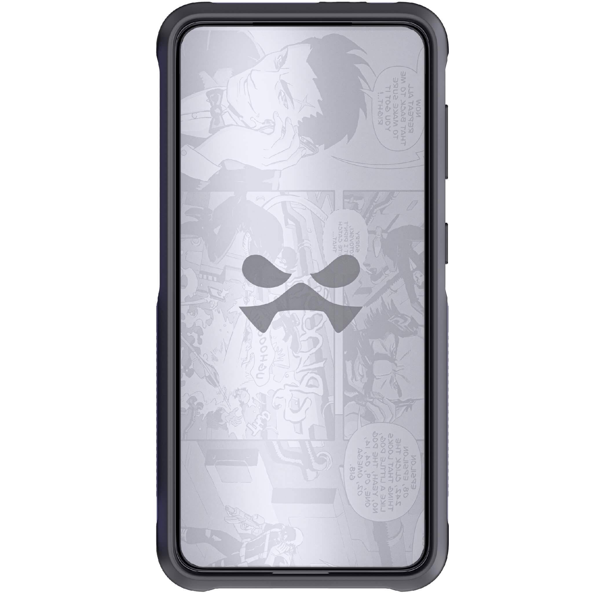 Violet Clear Metal Case J7376