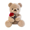 Plush Stuffed Animal Teddy Bear with Rose A7200