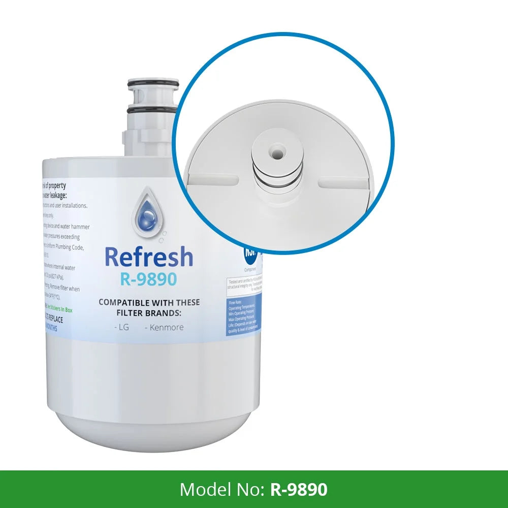 2 Pack Refrigerator Water Filter W282