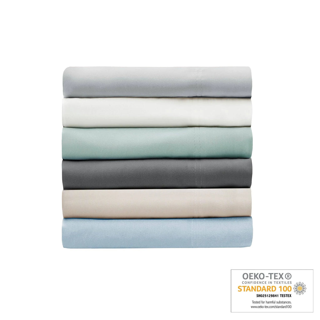 California King Rayon from Bamboo Sheet Set Blue S611