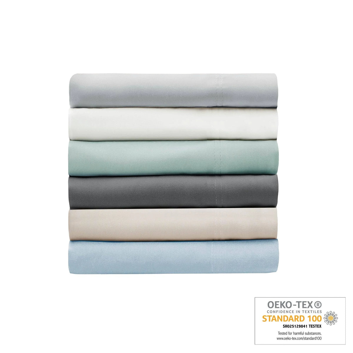 California King Rayon from Bamboo Sheet Set Blue S611