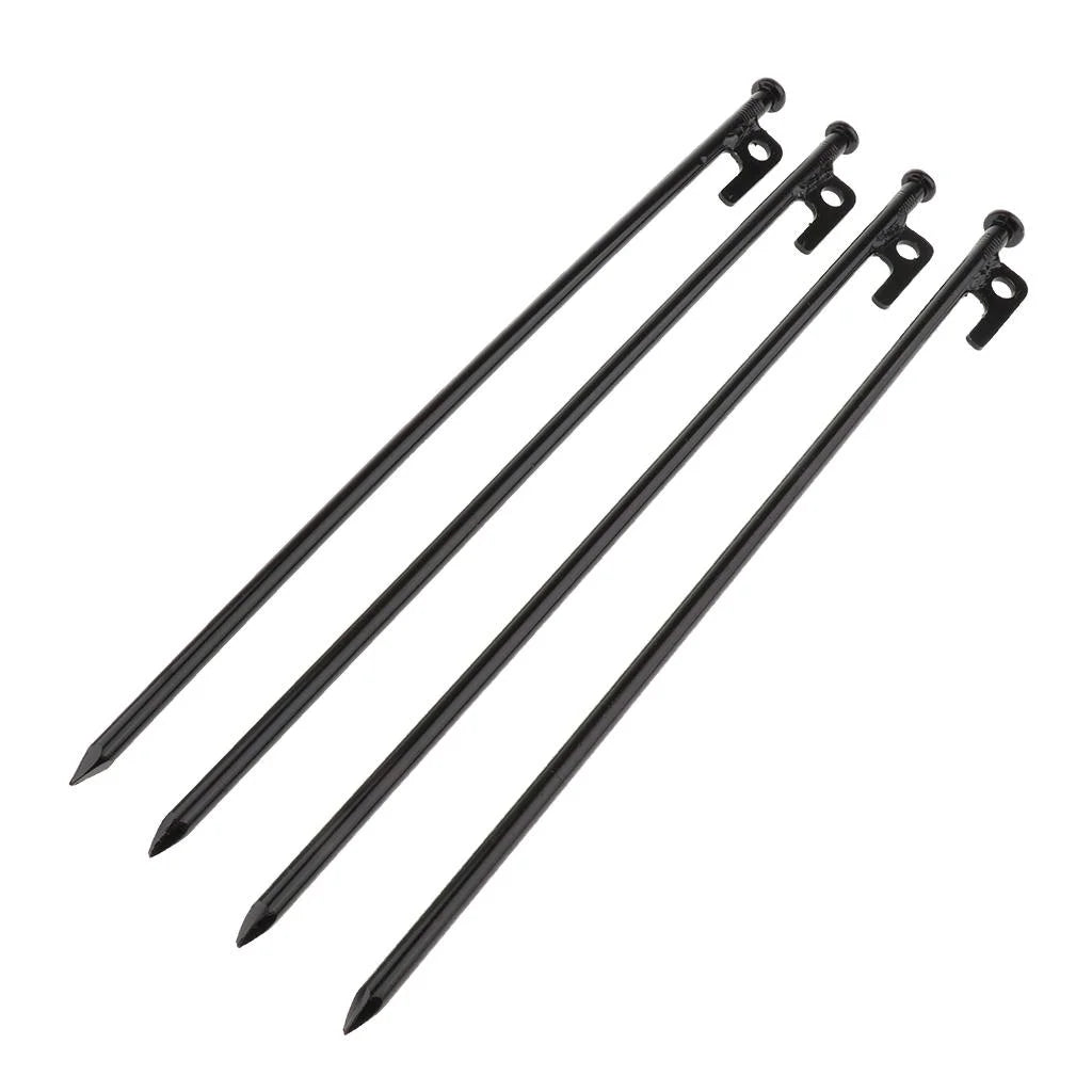 4 Pack Tent Stakes Peg Nails Camping Accessories 40cm I505