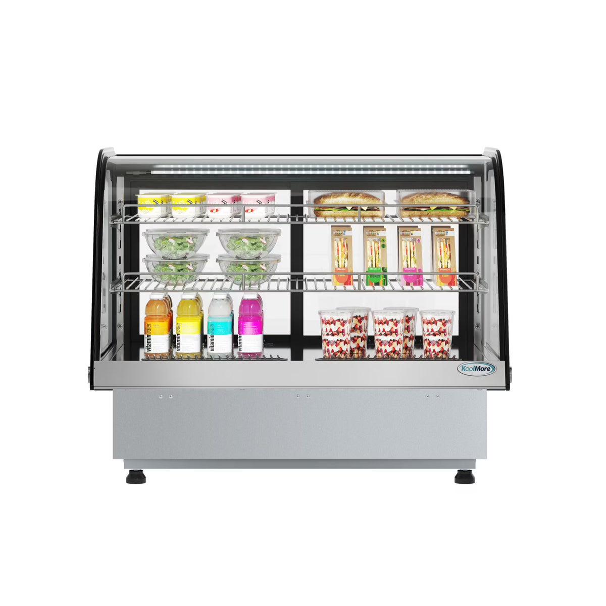 Drop-In Countertop Display Refrigerator in Black A7554