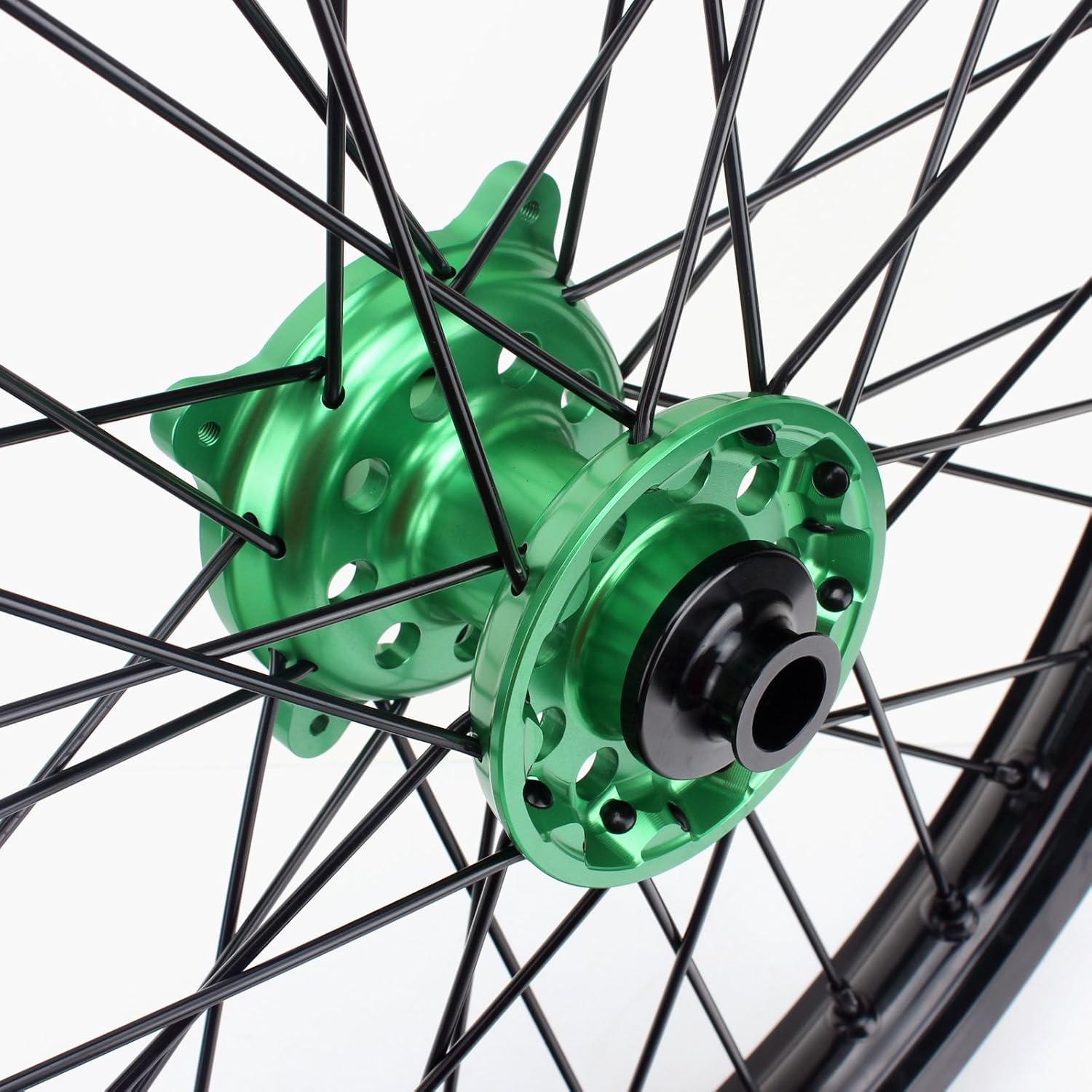 Green Complete Rear Wheel Rim for Kawasaki KX125 KX250 M37390