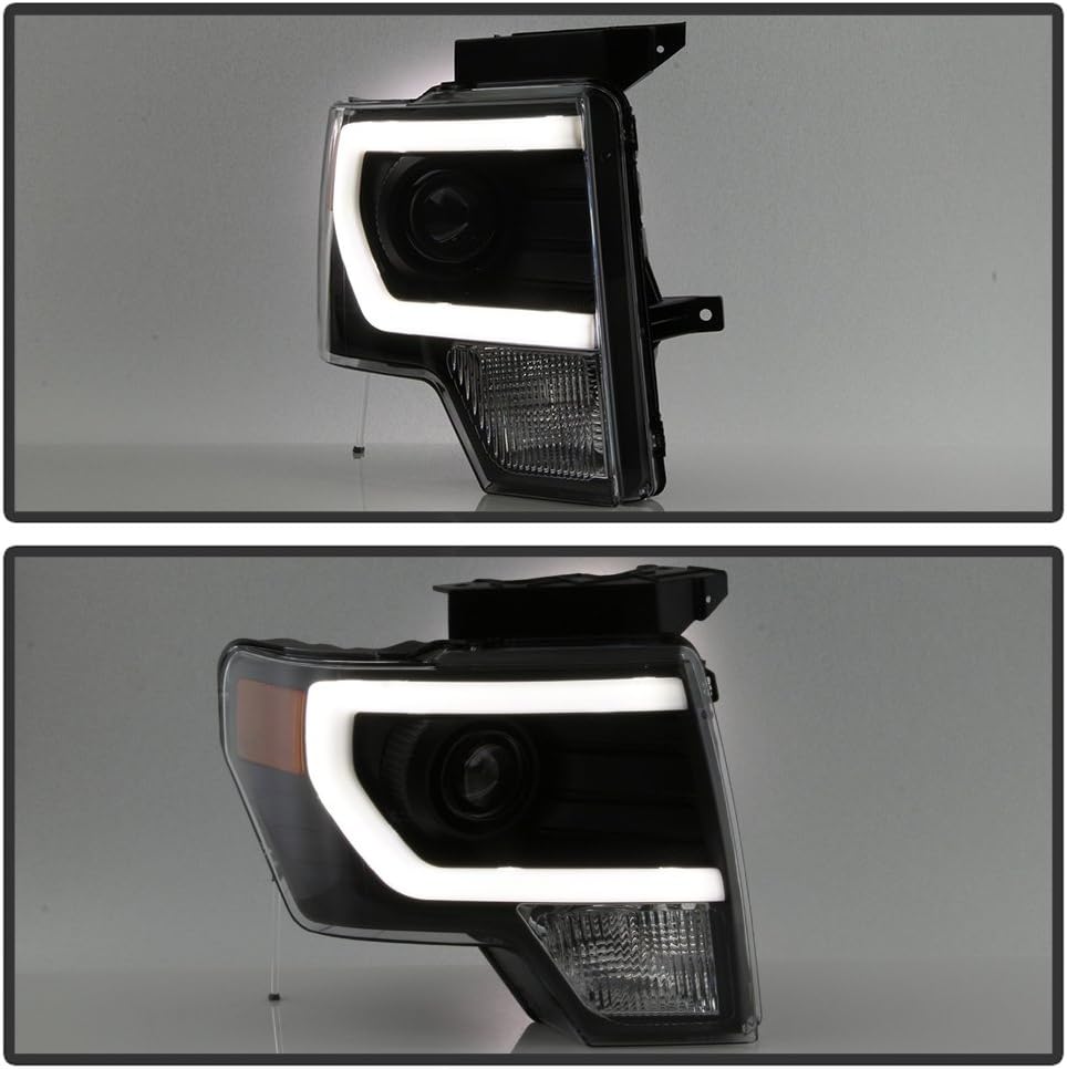 Black Housing LED Projector Headlights for Ford F150 Pickup M1232