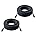 Braided 30 Ft HDMI Cable with Ethernet, 5 Pack Y12921