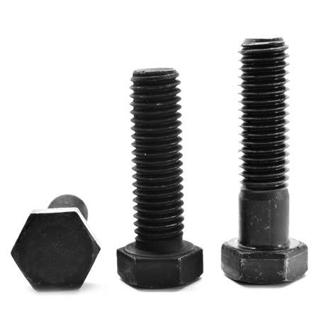 1/4 inch-20 x 7 inch Coarse Thread Grade 5 Hex Cap Screw Medium Carbon Steel Black Oxide Pk 100 M218