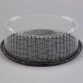 9x22 1-2 Layer Cake Display Container with Clear Dome Lid - 80/Case R692