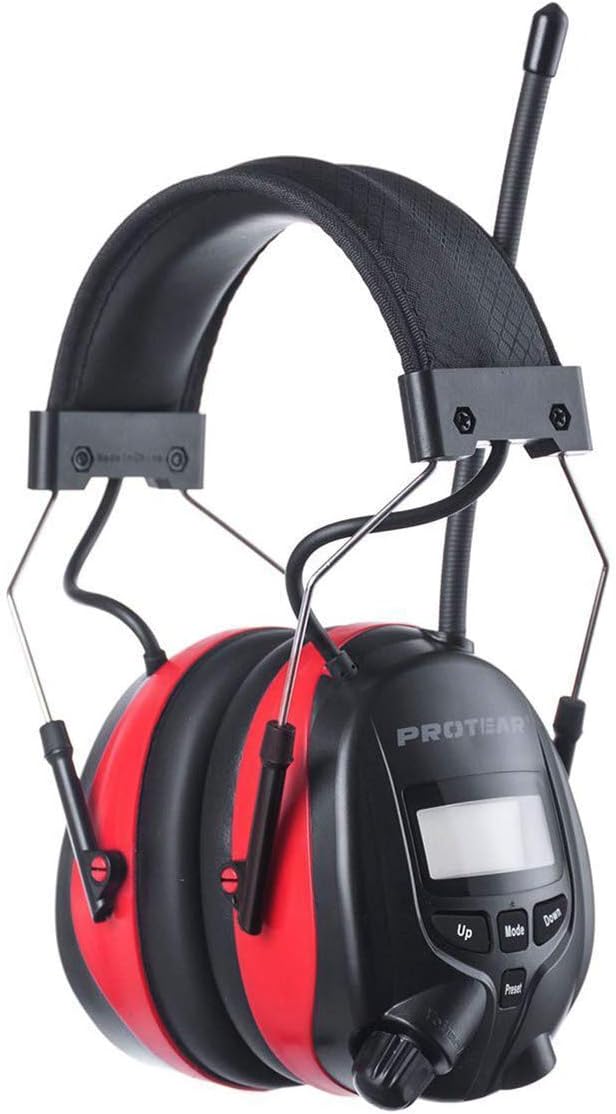 Blue Bluetooth Radio Safety Earmuffs, Pack of 2 G13857