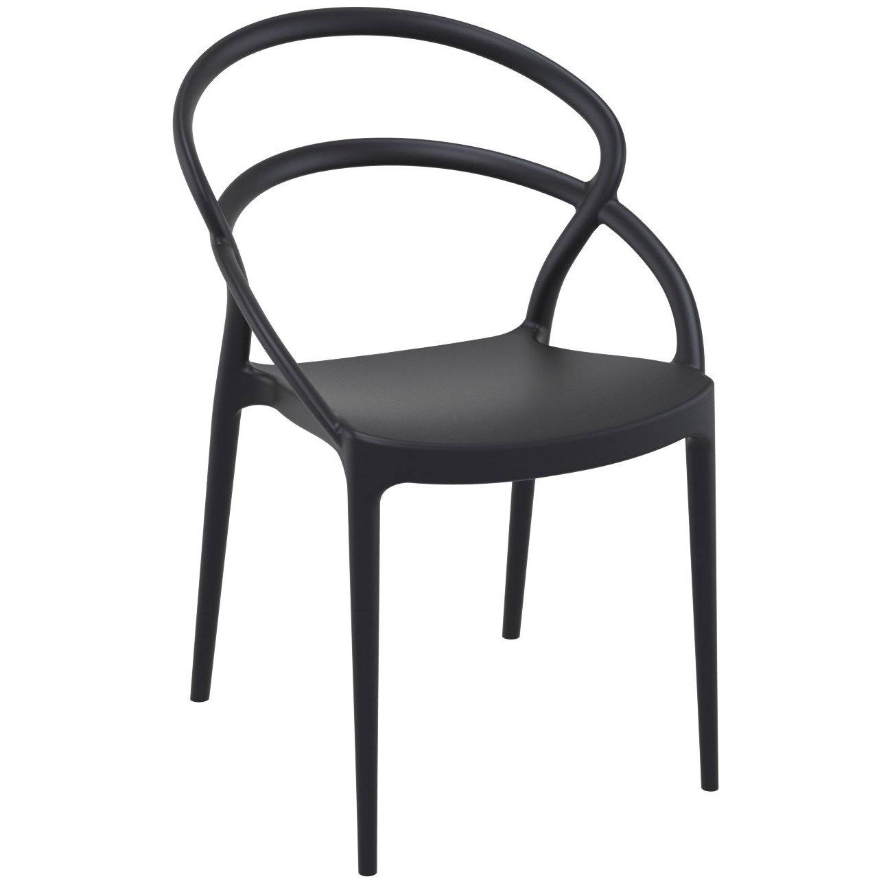 Black Patio Dining Chair X3931
