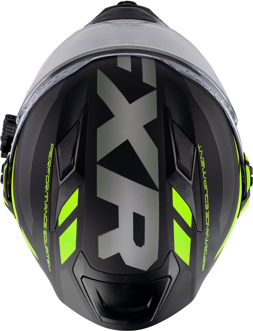 Modular Snow Helmet with Electric Shield Black/Charcoal/Hi-Vis MD Y44511