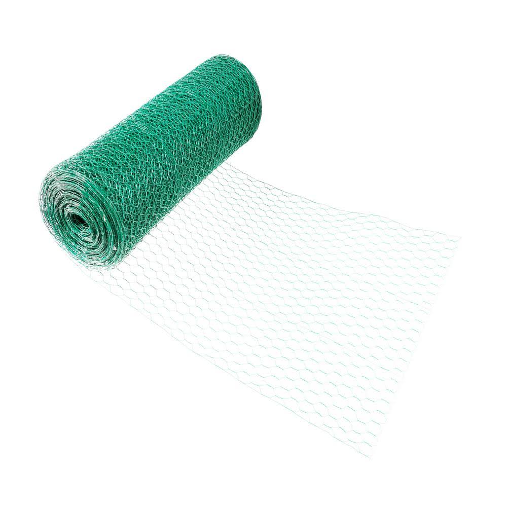 16 Gauge Vinyl Green Hex Netting T553