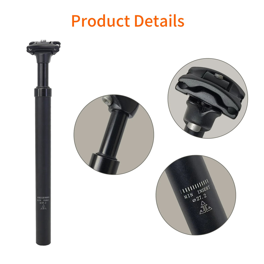 Bicycle Dropper Seatpost Adjustable Mtb Suspension Seat Post Q93931