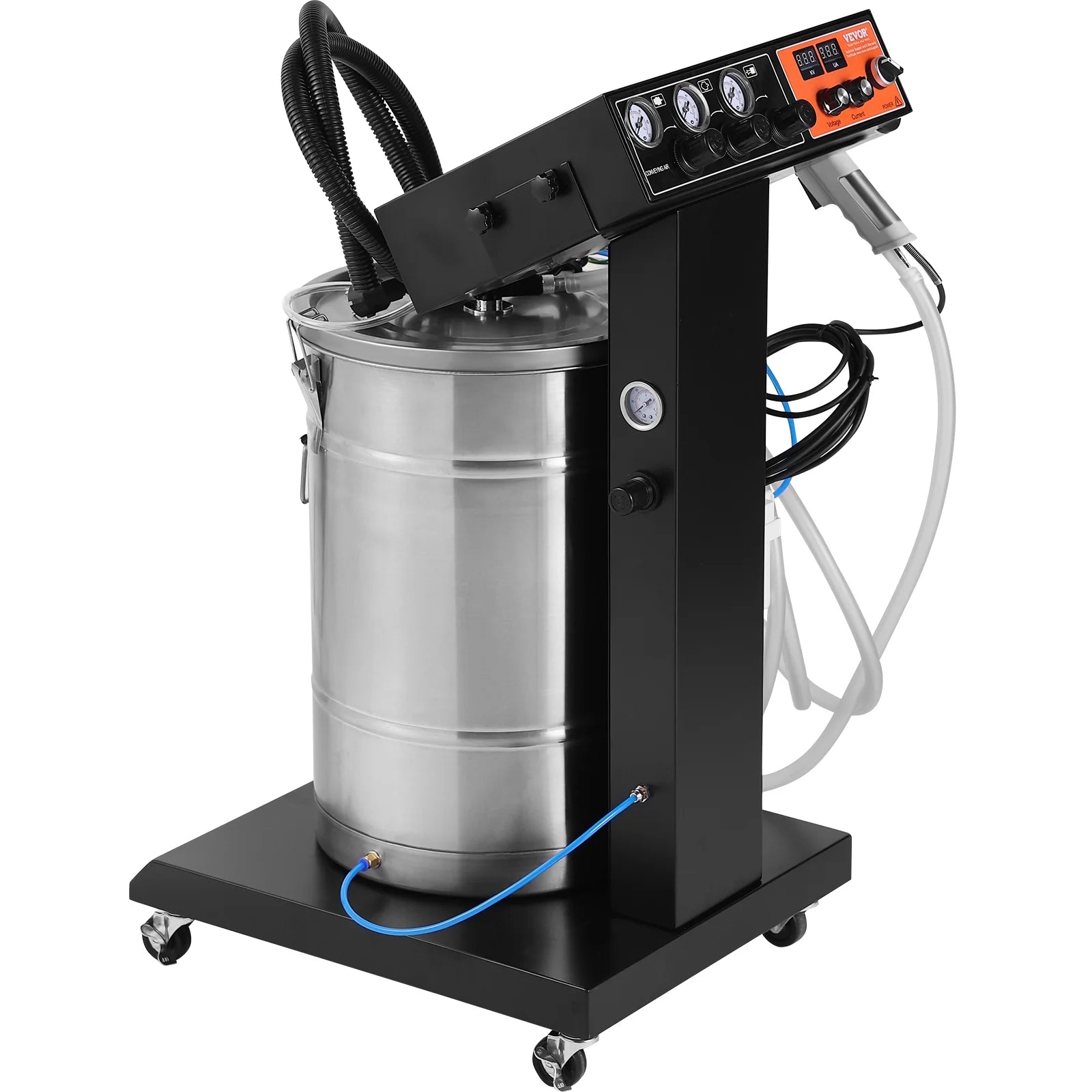 50L Powder Coating System 40 W 100KV Electrostatic Powder Hopper T76187