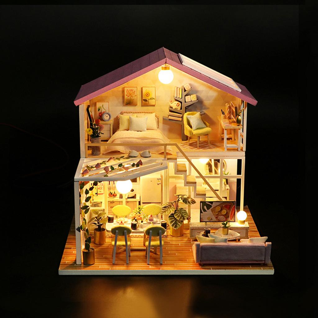 Handcraft Dollhouse Furniture Romantic Modern Cottage T76307