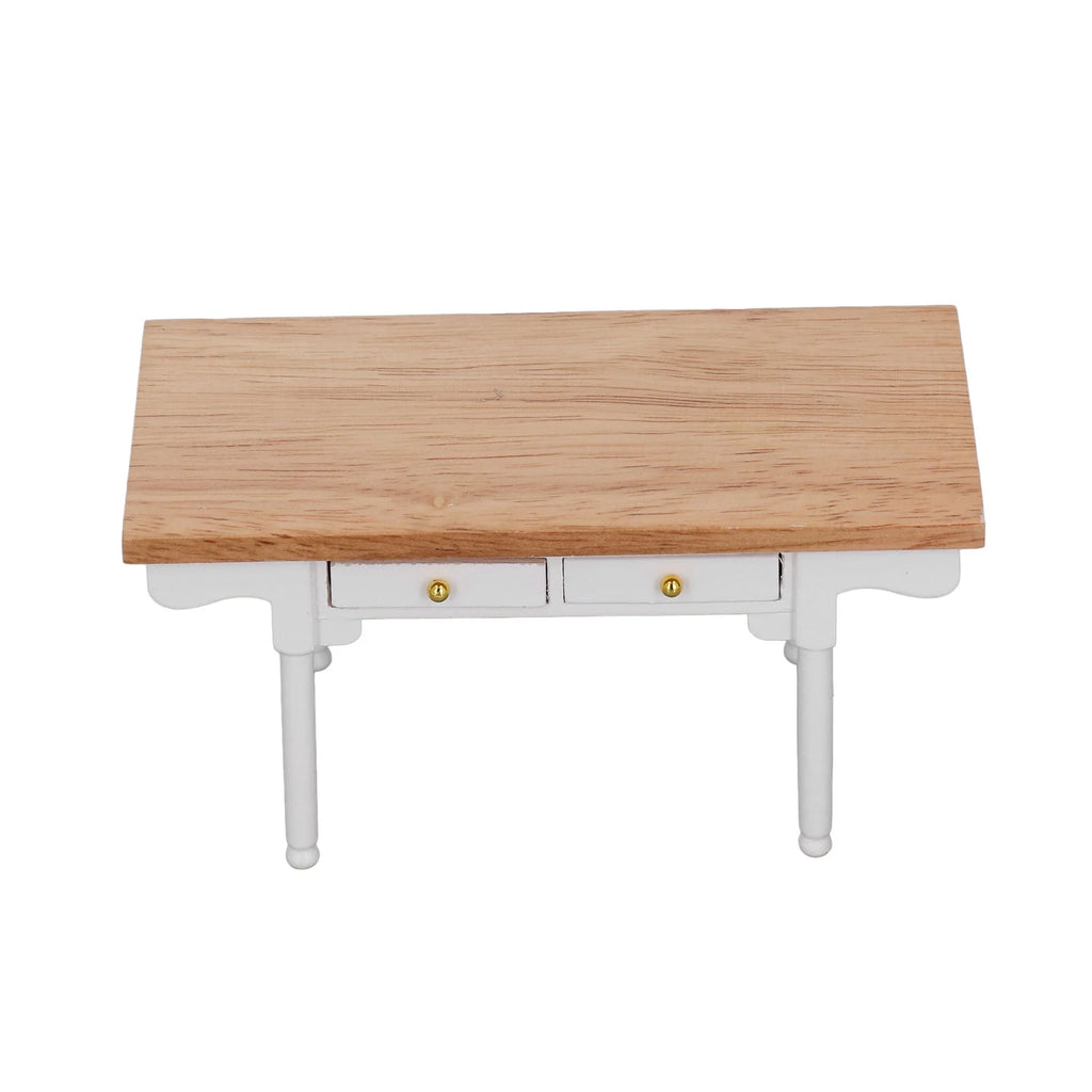 12 Dollhouse Desk Miniature Wooden Table N474