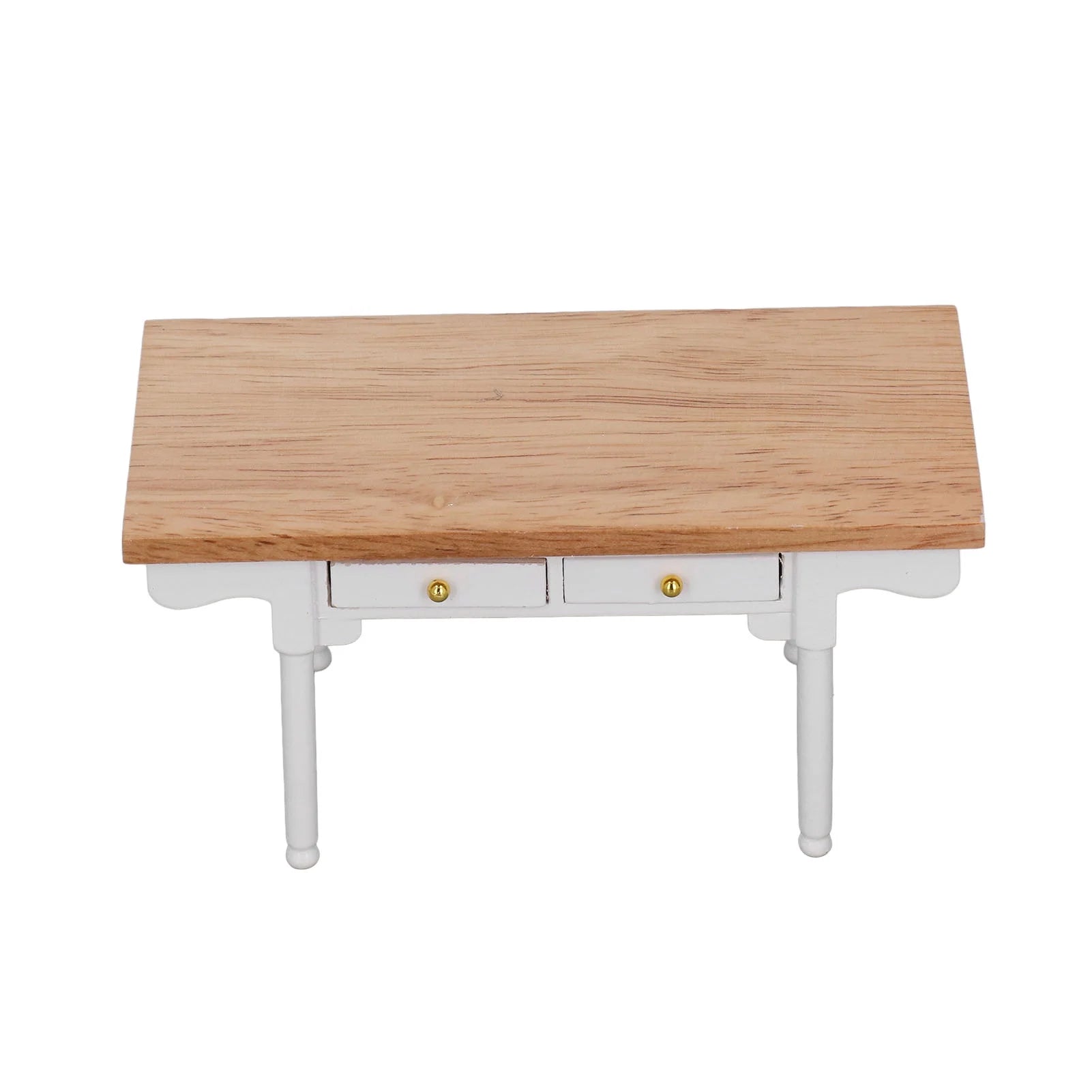 12 Dollhouse Desk Miniature Wooden Table N474