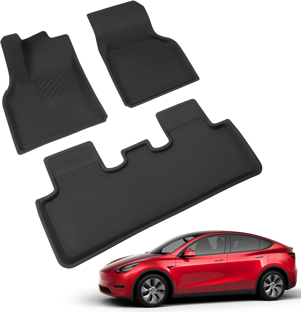 Tesla Model Y Trunk Mat Rear Storage Mat Cargo Liner Set of 9 Mats K5828
