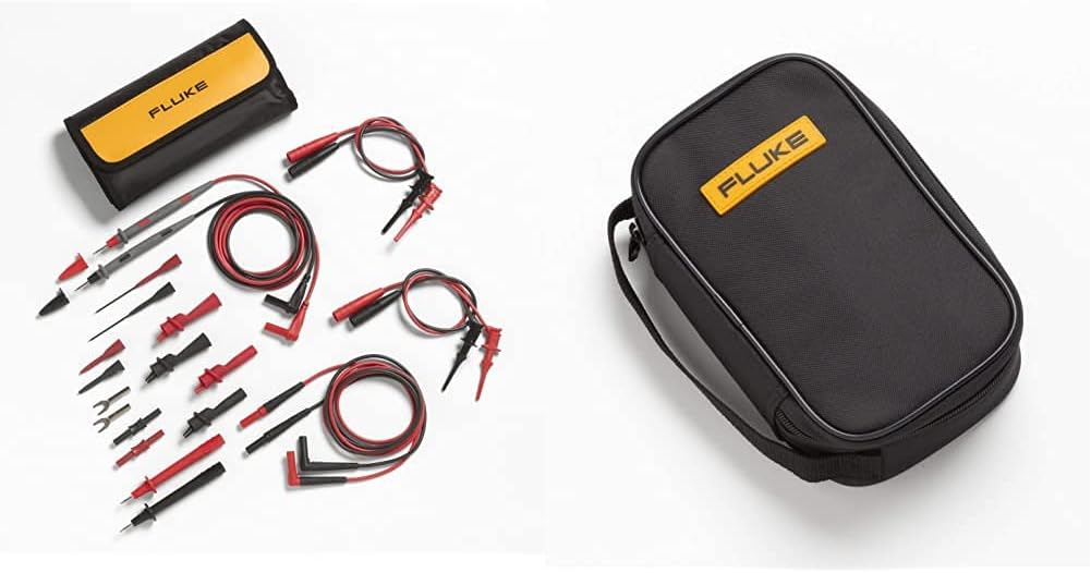 Red/Black Deluxe Electronic Test Lead Set K12949
