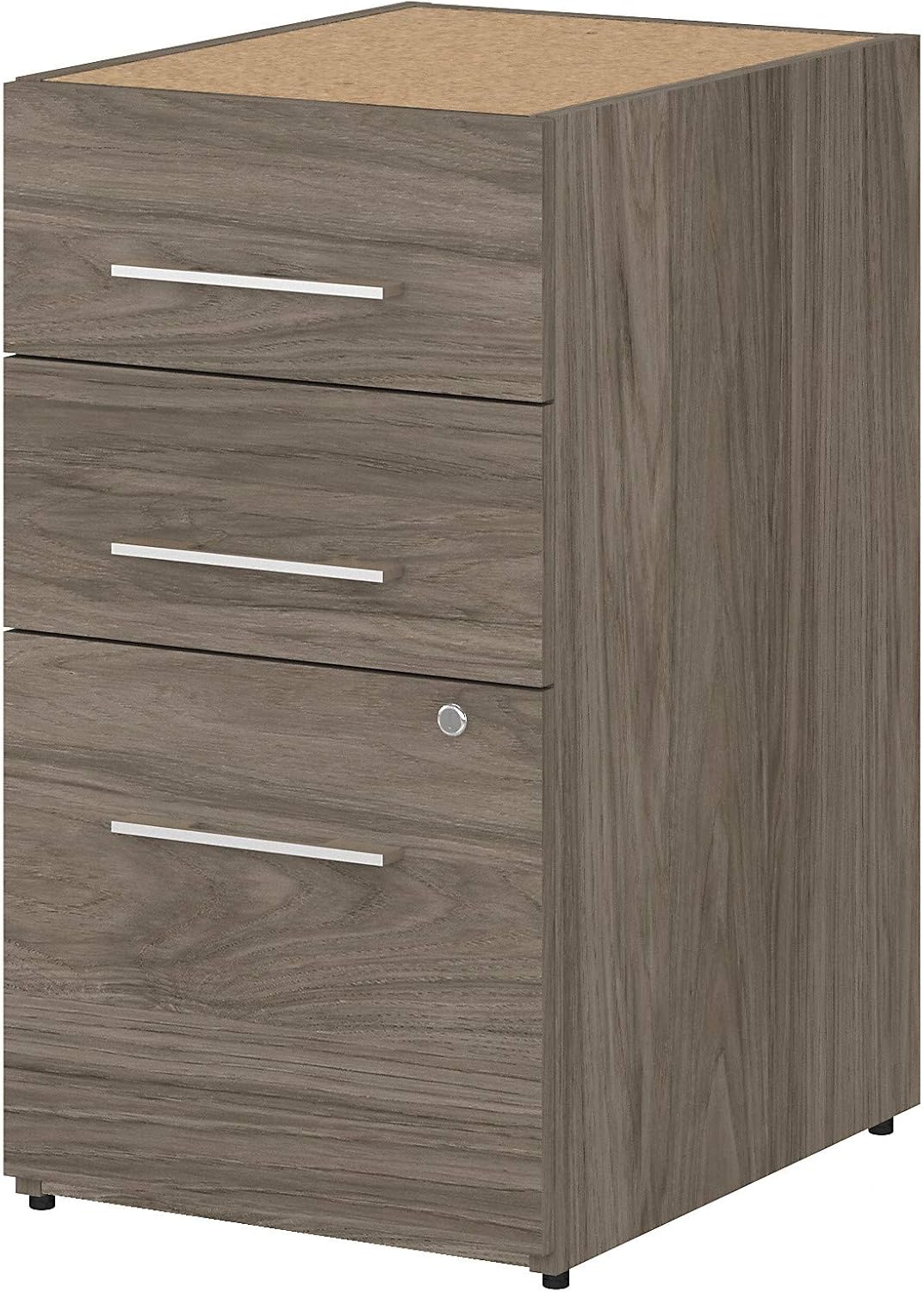 3 Drawer File Cabinet, 16W, Storm Gray I22179