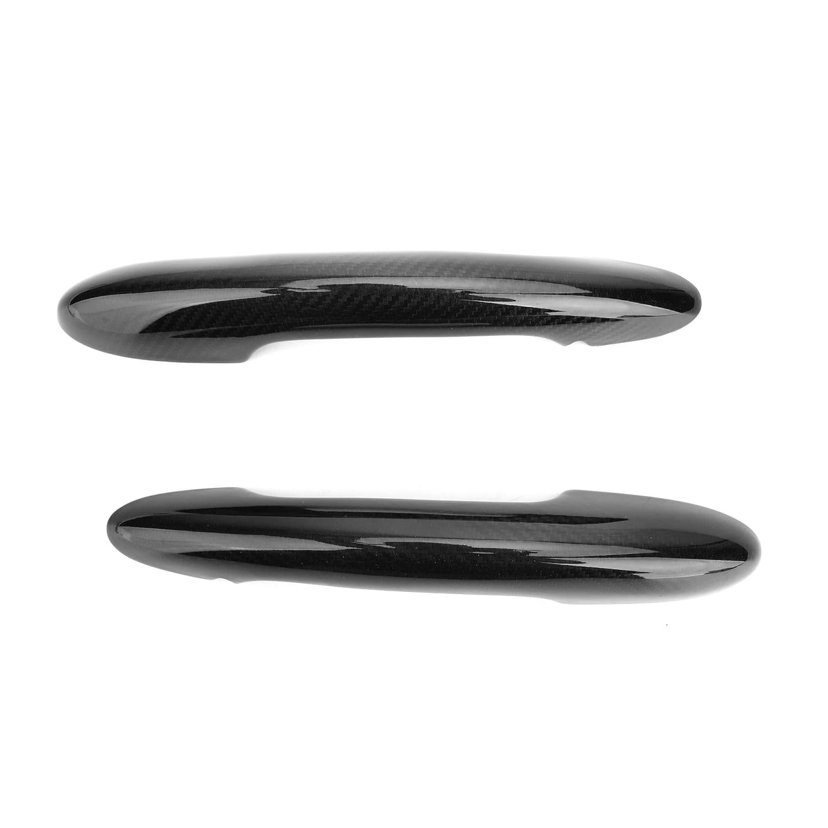 Carbon Fiber Door Handle Cover 2 Door Without Keyhole Q89486