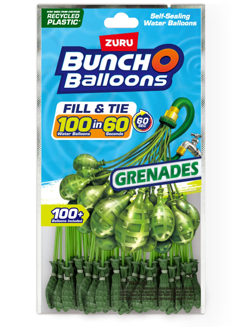 100 Rapid-Filling Self-Sealing Water Balloons (3 Pack) N21228