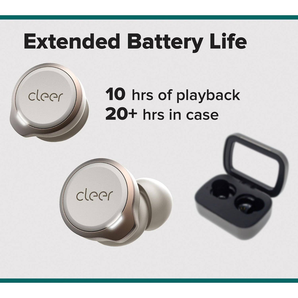Grey True Wireless Noise-Canceling Bluetooth Earbuds V2033