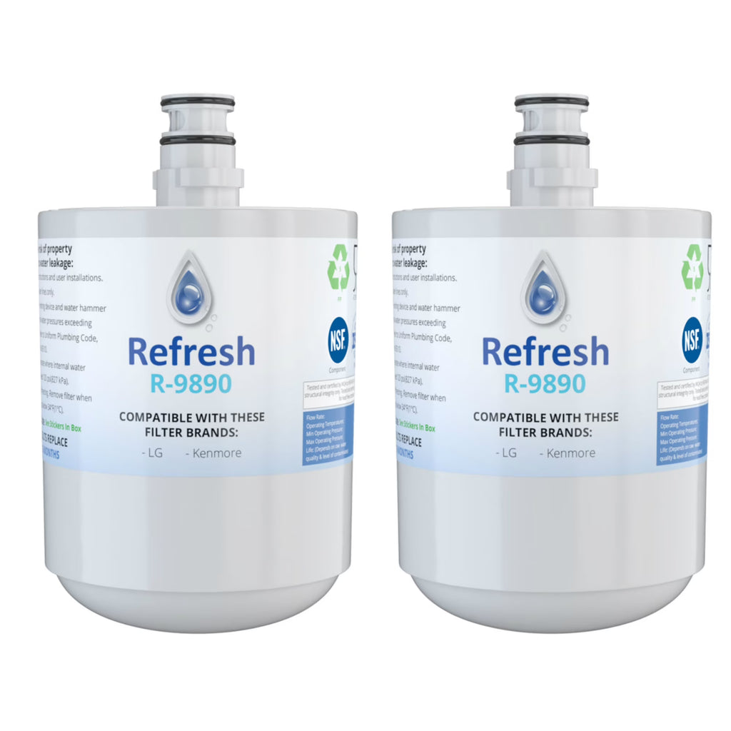 2 Pack Refrigerator Water Filter W282