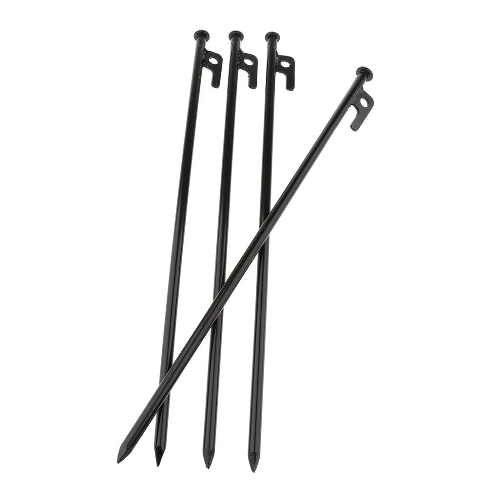 4 Pack Tent Stakes Peg Nails Camping Accessories 40cm I505