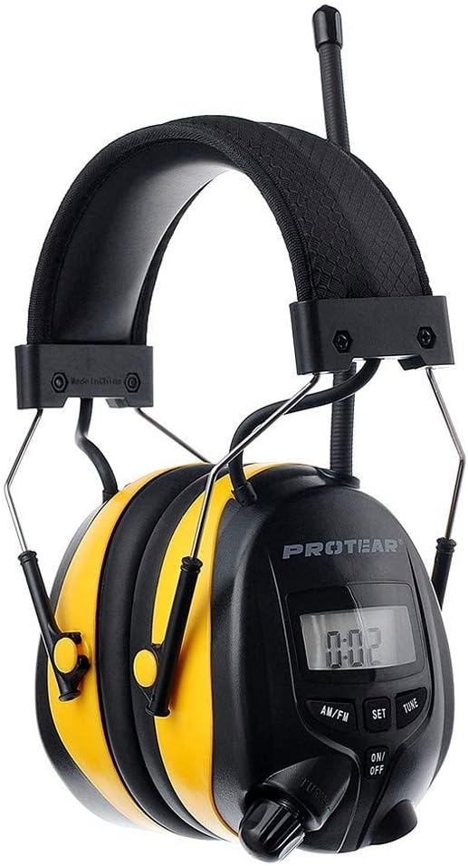 Blue Bluetooth Radio Safety Earmuffs, Pack of 2 G13857