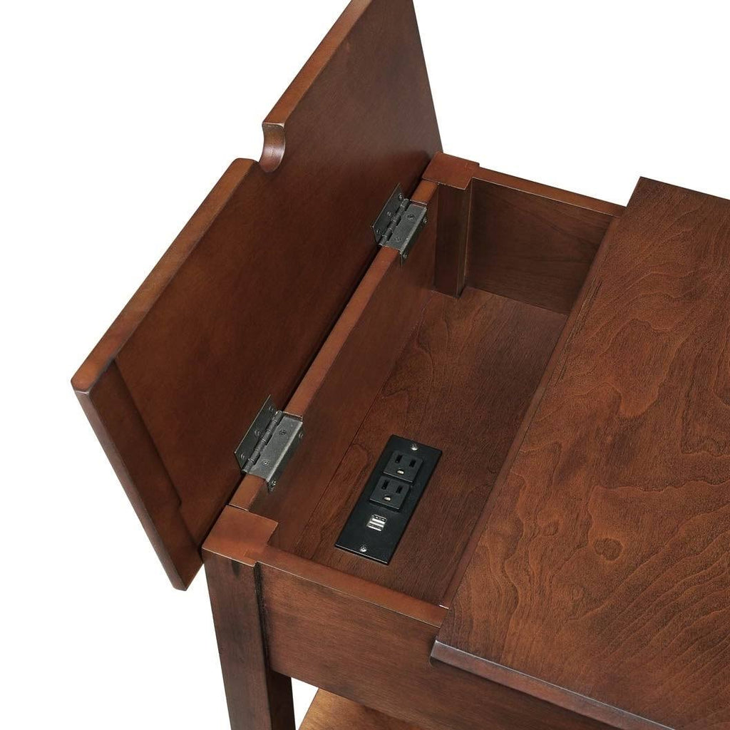 1-drawer 1-door Side Table with USB Charger Y754