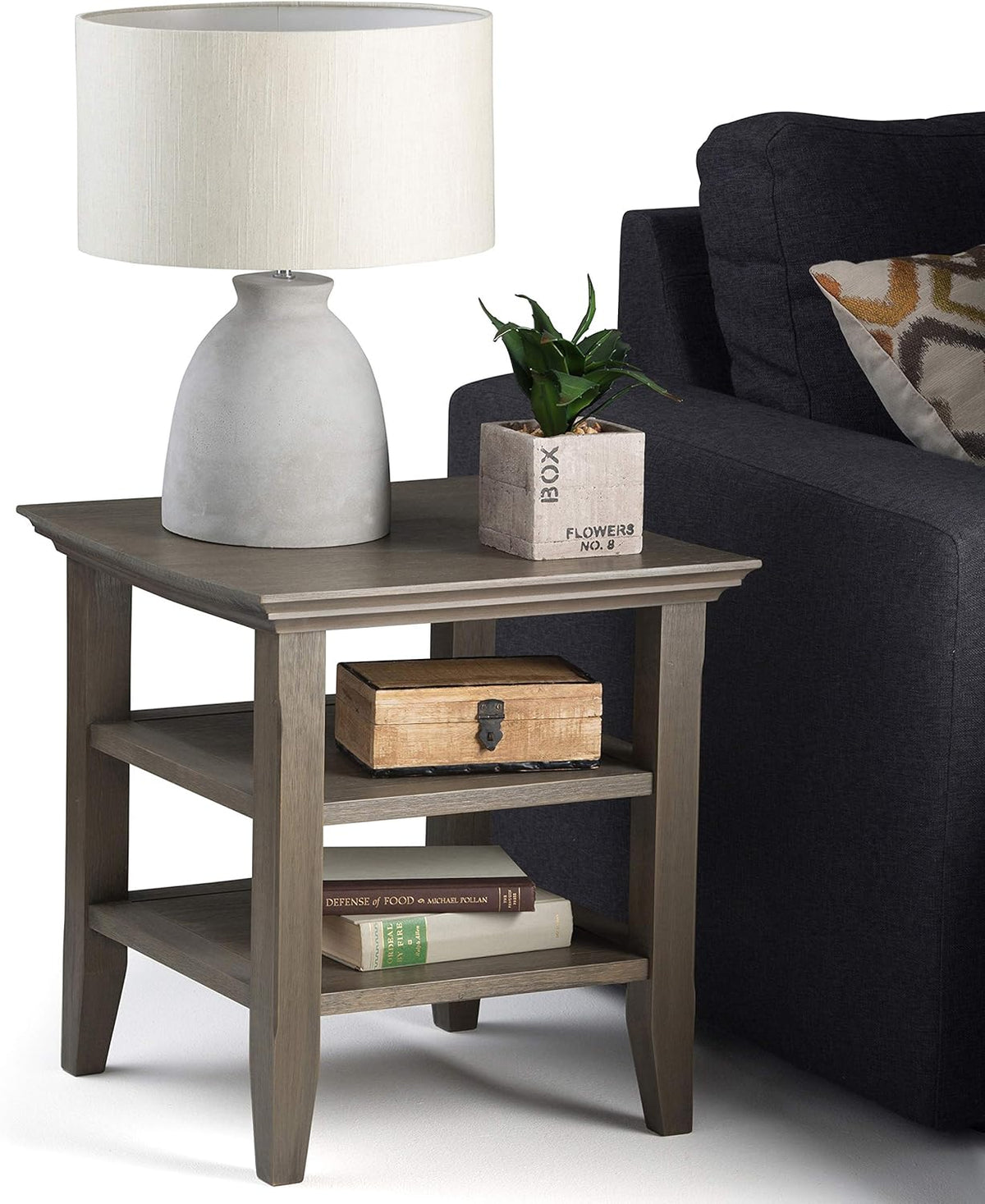 Farmhouse Brown End Table K18560