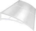 80x40 Door Window Outdoor Awning Polycarbonate Sheets Cover O39384