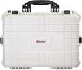 Large 20 Inch Protective Camera Case with Foam (White) O716829